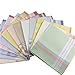 Uniquezone Elegant Cotton Handkerchief Gift Hanky Style01(29*29cm) 12pcs