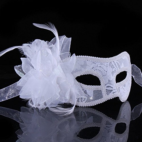 Nanier Luxury Mysterious Lace Mask Women's Venetian Pretty Masquerade Mask