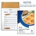 Alago Parchment Paper Cookie Baking Sheets Sheets-12 x 16 Inches-Non-Stick Brown Unbleached-Safe for High Temperature Pack of 100, 16 x 12