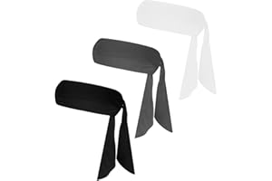 3 Pieces Sports Head Tie Workout Head Ties Headband for Men and Women Adjustable Headband Wicking Head Band Sweatband Head Ti