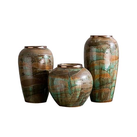 Amazon Com Sxbisheng Ceramic Vases Set Of 3 Ceramic Vase