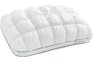 YOUR MOON Fluffy Support Bed Pillow Queen Size, Super Soft Premium Down-Alternative Filling for Sleeping, Luxury Hotel Quality Bed Pillows for Side Sleeper (White)