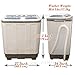 Panda Small Compact Portable Washing Machine(10lbs Capacity) XPB45 -Larger Size