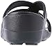 crocs Women's Sanrah Strappy Wedge Sandal, Black, 9 M US