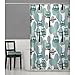 Maytex Owl Fabric Shower Curtain, 70X72, Blue