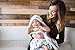 Muslin Hooded Bath Towel for Baby or Toddler with Terry Cloth Interior 33 inches