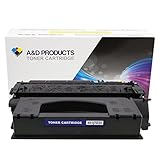 A&D Products Compatible Replacement for HP Q7553X Toner Cartridge (HP 53X) (Black, 7000 Yield)