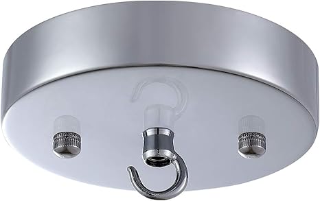 Zoossi 5 Inch Aluminum Metal Light Canopy Kit Vintage Chandelier