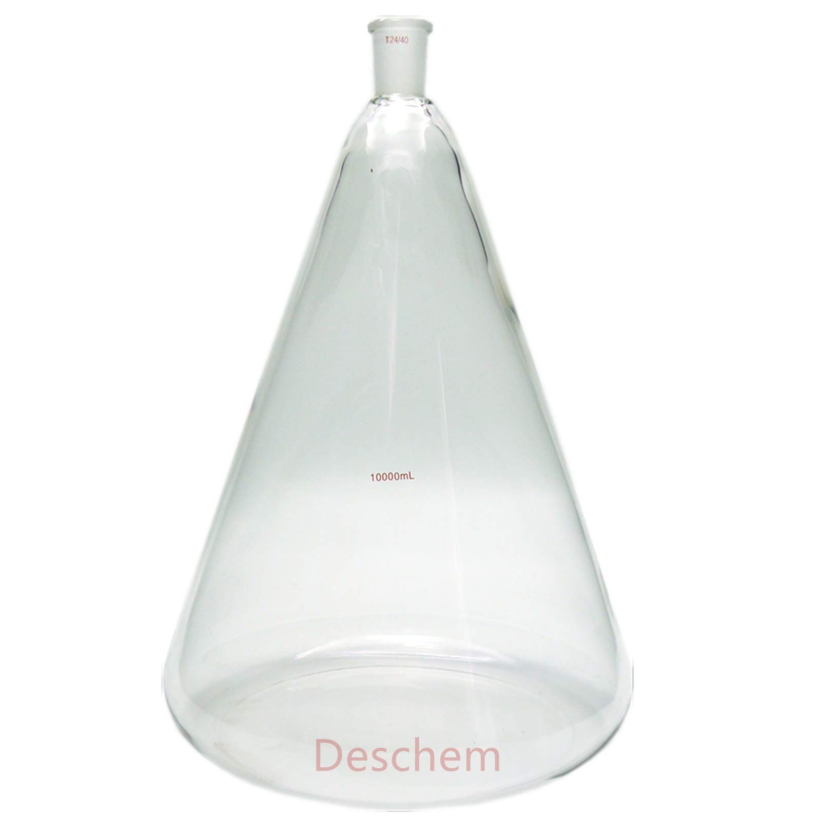 Buy Deschem 10000ml,24/40,Glass Erlenmeyer Flask,10 Litre,Conical