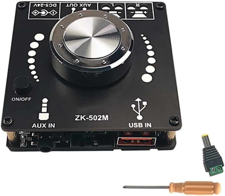DollaTek ZK-502M Audio Mini 2.0 Dual Channel Bluetooth Amplifier 50W+50W