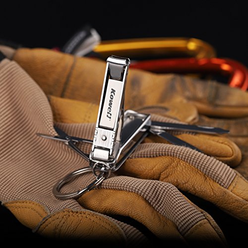 Kowell, Multi Tool Nail Clippers, Multi Purpose Pocket Knife, Nose Hair