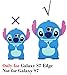 Generic Galaxy S7 Edge Case, Lilo Movable Ear Flip Cute 3D Cartoon Lovely Soft Gel Rubber Silicone Skin Case Cover for Samsung Galaxy S7 Edge (Blue)