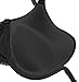 Intimate Portal Women Convertible Multiway Push Up Plunge Padded Bra Black 36D