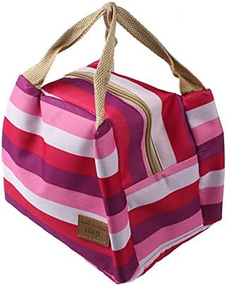 Insulated Lunch Tote,Thenlian Picnic Insulated Food Storage Zipper Box Tote Bento Pouch Lunch Bag For Boys, Girls, Kids, Adults Outdoor Travel Picnic (A)