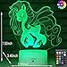 Longxu Unicorn Gifts 3D Night Lights for Kids with Remote & Smart Touch 7 Colors + 16 Colors Changing Dimmable Unicorn Toys 1 2 3 4 5 6 7 8 Year Old Girl Gifts (Beautiful Unicorn)