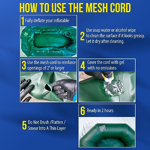 PVC Stitch Heavy Duty Repair Kit for Air Mattresses, Waterbeds, Hot