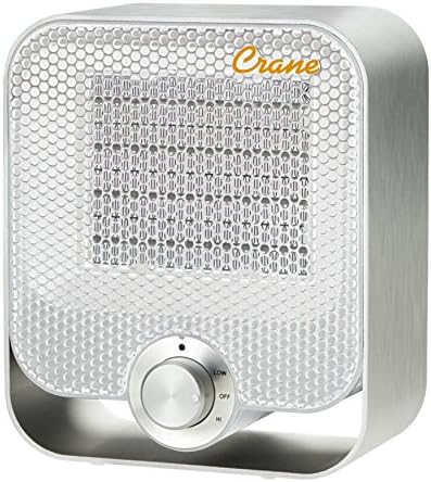 Crane Efficient Design Ceramic Personal 1500 Watts White Heater