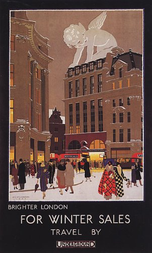 Brighter London For Winter Sales Angel On Top Of Building 16 X 24