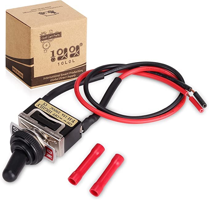 10L0L Golf Cart Run Tow Switch Kit for EZGO RXV 2008-up Electric, OEM# 608900