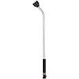 Dramm 22341 Carded Classic Rain Wand with Shutoff, 24-Inch, Silver, (136416)