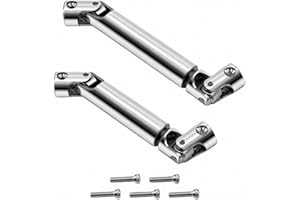 FSDKEDUF Stainless Steel Center Drive Shafts for Redcat Ascent-18 Rc Car Upgrade Parts Crawler Accessories 1/18