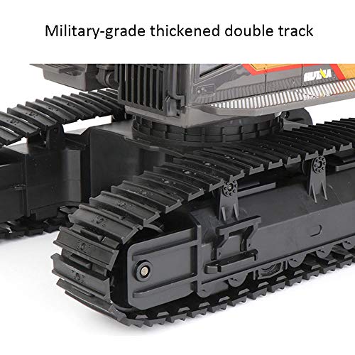 Hging Top Race 22 Channel Hobby-Fernbedienung Bagger, 1/14 RC-Bagger-Baufahrzeug RC-Traktor, Vollmetallbaggerspielzeug… – Bild 5
