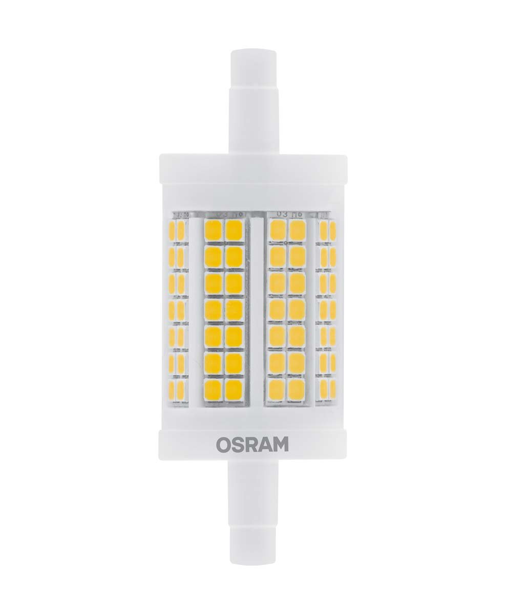 OSRAM LED SUPERSTAR LINE R7s DIM / LED tube: R7s, Dimmable, 11.50 W, 100 W replacement for, Warm White, 2700 K, / / pack of 9