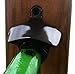 RiLahy Premium Wall Mounted Bottle Opener Gun Metal Finish Black With Mount Screws