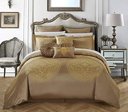 Amazon Com Luxury Comforter Set King 9 Piece Best Bed Set
