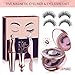 2 Pairs Reusable Magnetic Eyelash and Eyeliner Kit, Upgraded 3D Magnetic Eyelashes Kit With Mirror and Tweezers Inside, Best Magnetic Eyeliner and Magnetic Eyelash Kit - No Glue Needed