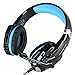 AFUNTA G9000 Stereo Gaming Headset Compatible Mac, PS4, PC, Xbox One Controller, Laptop, Noise Cancelling Over Ear Headphones with Mic, LED Light, Bass Surround, Soft Memory Earmuffs -Bluethumb 2