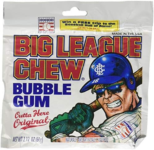 Big League Chew-Shredded Bubble Gum, 24 Packets Original