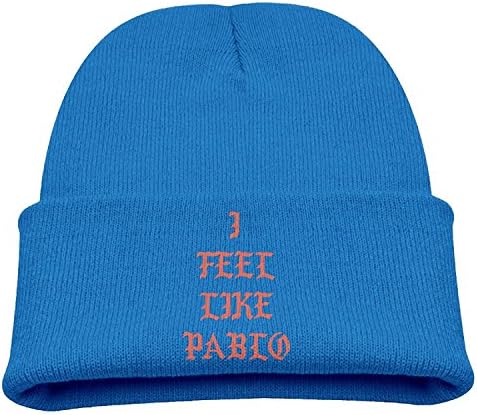 I Feel Like Pablo Kanye West Child Hats Beanies Ski Hat Small Cap RoyalBlue