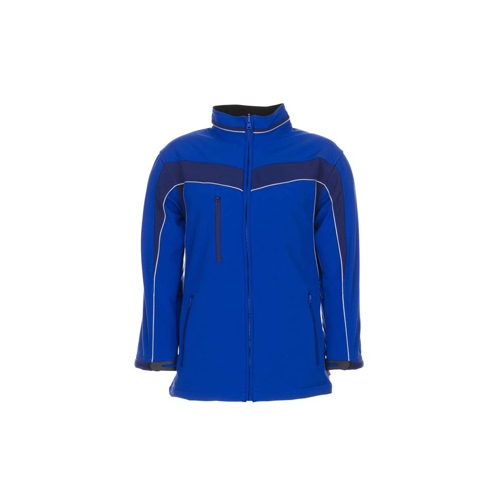 Planam 2701040 Size X-Small "Plaline" Softshell Jacket - Royal Blue/Navy