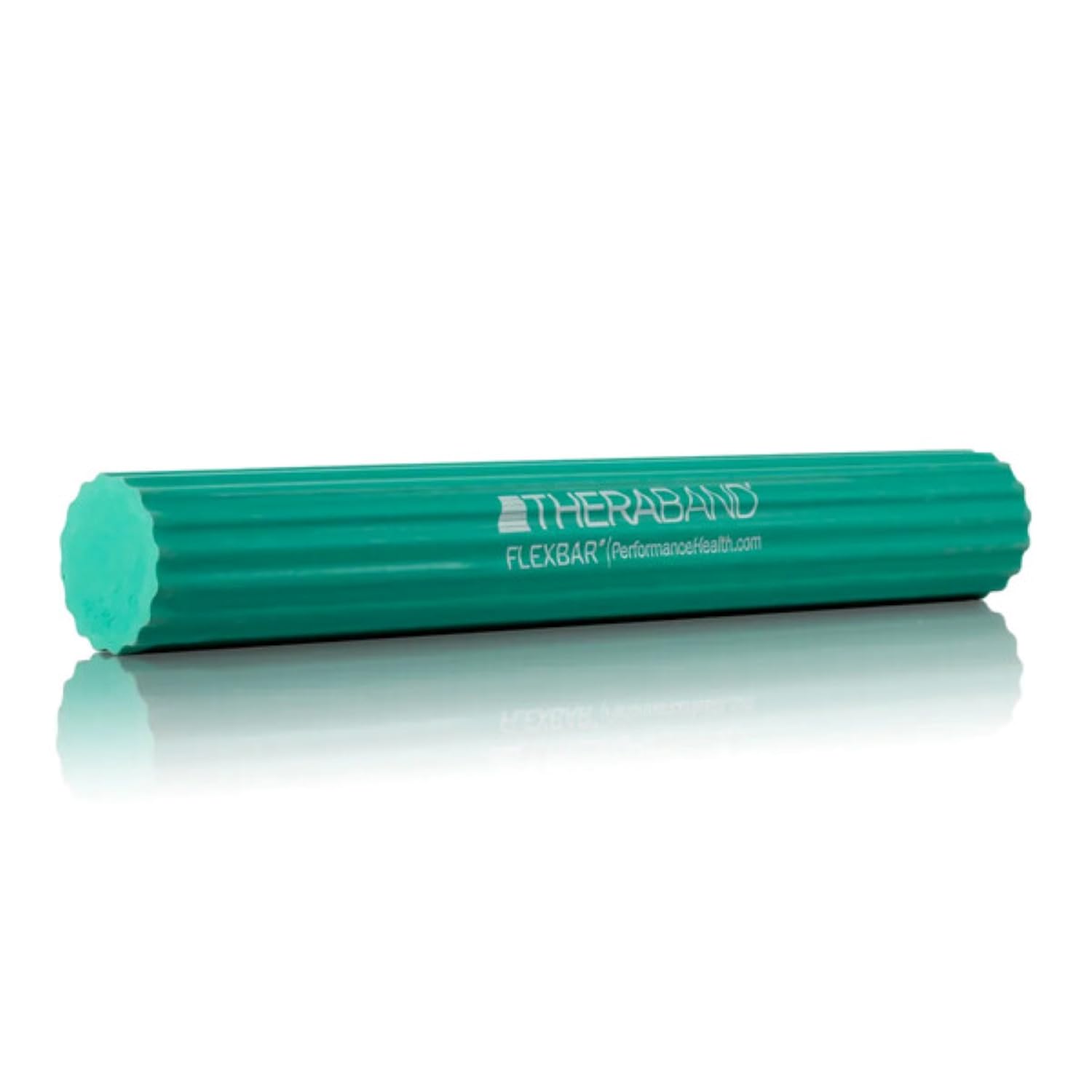 Photo 1 of THERABAND FlexBar, Tennis Elbow Therapy Bar, Relieve Tendonitis Pain & Improve Grip Strength, Resistance Bar for Golfers Elbow & Tendinitis, Green, Medium, Intermediate