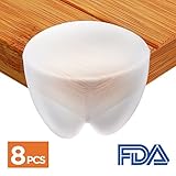 Gimars Upgrade Sticky Adhesive FDA 100% Silicone Corner Protectors | XL 1.57” Choking Free Edge Corner Guards | 8 Pcs Baby Proofing Edge Guards | Ideal for Tables, Furniture & Sharp Corners