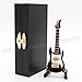 Odoria 1/12 Miniature Electric Guitar Dollhouse Musical Instruments Accessories, Black