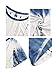 Romwe Loose Casual Short Sleeve Tie Dye Ombre Swing T-Shirt Tunic Dress