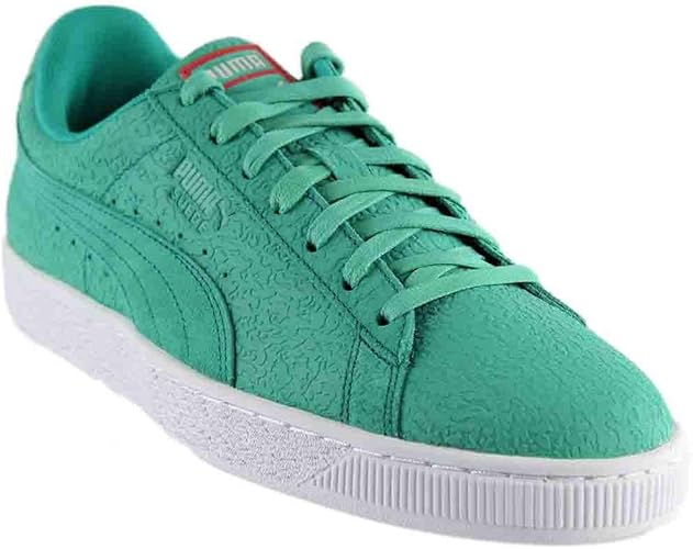 puma turquoise suede