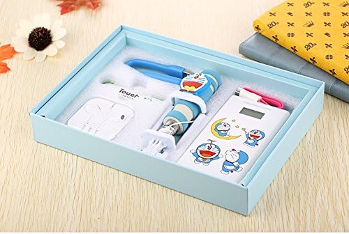 Mobile Power Box Set, Universal 20000mah Ultra Slim Power Bank Dual USB Portable Charger External Battery Pack for Iphone Ipad Samsung Galaxy Cell Phones and Tablets (Doraemon)
