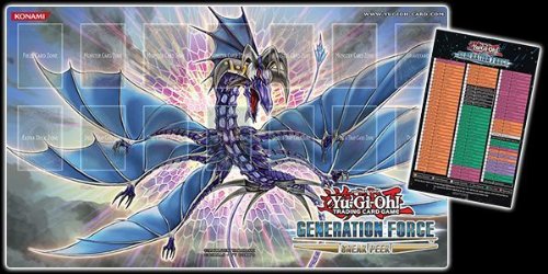 YU-GI-OH LEVIATHAN DRAGON GENERATION FORCE SNEAK PEEK BRAND NEW MAT (PLAYMAT) !