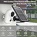 Outdoor Wireless Security Camera - Solar Cameras Battery Powered for Home - HD 1080P Rechargeable Power Operated Outside Camaras,Wirefree House Video Surveillance CCTV System 2-Way Audio,Night Vision