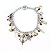 Walking Dead TV Series (11 Charms) Silvertone Charm Bracelet