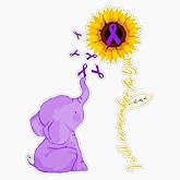 Sunflower Alzheimer Awareness I Will Remember for You Sticker Vinyl Decal Car Laptop Wall Window Bumper Sticker 5"