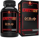 Erectize Testosterone Booster Pills For Men, Get the Edge, Extreme Male Formula Testosterone Booster, Energy, Stamina, 60 capsules