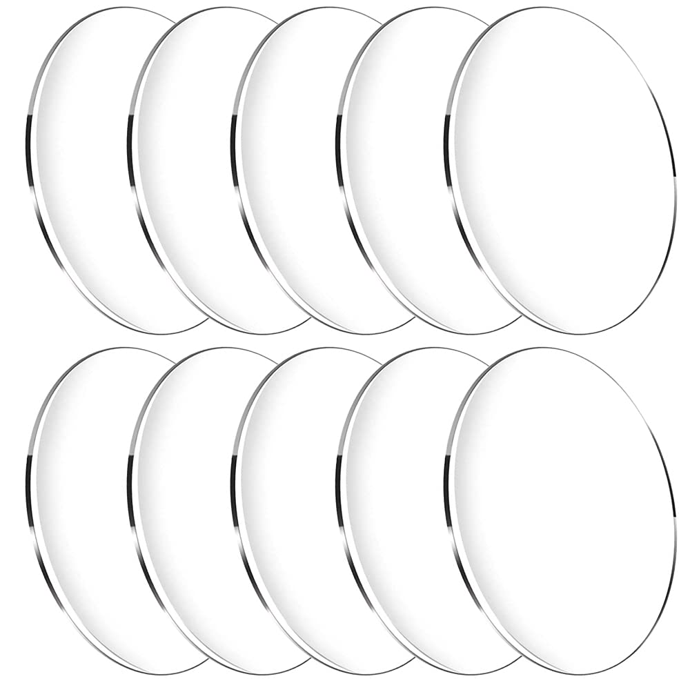 Photo 1 of 10 Pieces Clear Circle Acrylic Sheet, 1/8" Thickness, 6 Inch Plexiglass Circle Acrylic Disc Transparent Round Acrylic Blank Sign for Name Cards, Cricut Cutting, Painting and DIY Projects