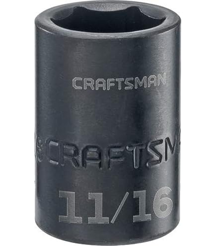 TIGHTSPOT 1/2" Drive Impact Socket - 1 7/16" Deep 6-Point Anti-Rounding Design