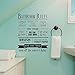 DNVEN 18 inches x 22 inches Bathroom Rules Lather Repeat Hand up Your Towel Decals Handmade Bathroom Words Letters Quotes Wall Arts Glass