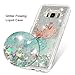 Compatible with Galaxy S8 Case, Galaxy S8 Glitter Liquid Case Protective Bumper Case Floating Bling Sparkle Quicksand Pretty Fashion Design for Samsung Galaxy S8, Cats Fish
