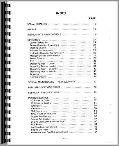Operators Manual Massey Ferguson 200B Crawler Plastic Comb – January 1, 2017